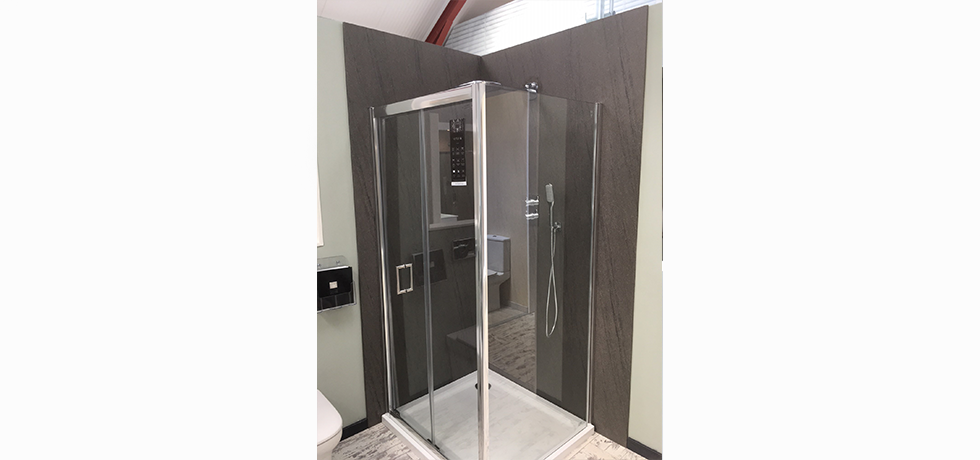 Worcester City Bathrooms displaying Nuance Natural Greystone. 